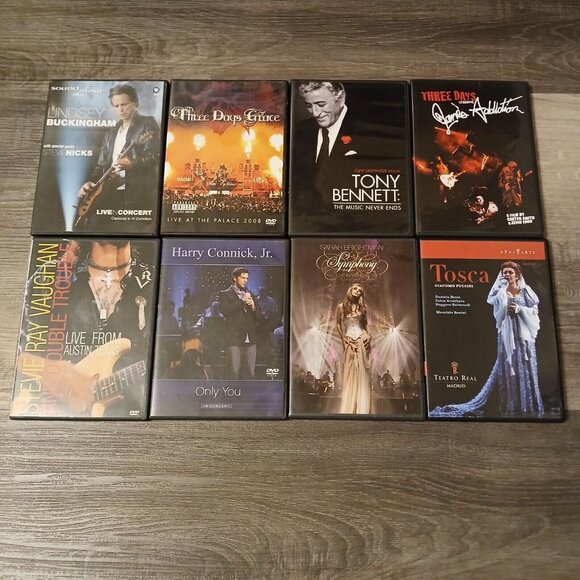 DVD Lot Music Concert Tosca Sarah Brightman Tony Bennett Harry Connick Jr. - Picture 1 of 5